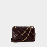 Sac Moon Mm - Vanessa Bruno - Cuir - Chocolat