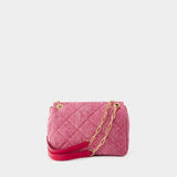 Sac À Bandoulière Moon Mm - Vanessa Bruno - Coton - Rose Fushia