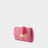 Sac À Bandoulière Moon Mm - Vanessa Bruno - Coton - Rose Fushia
