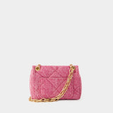 Sac À Bandoulière Nano Moon - Vanessa Bruno - Coton - Rose Fushia