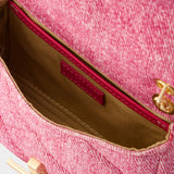 Sac À Bandoulière Nano Moon - Vanessa Bruno - Coton - Rose Fushia