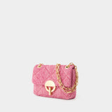 Sac À Bandoulière Nano Moon - Vanessa Bruno - Coton - Rose Fushia