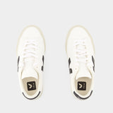 Sneakers Campo - Veja - Cuir - Blanc/Noir
