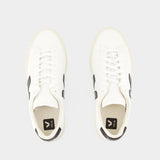 Sneakers Campo - Veja - Cuir - Blanc/Noir