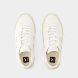 Sneakers Campo - Veja - Cuir - Blanc Daim