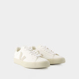 Sneakers Campo - Veja - Cuir - Blanc Daim