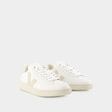 Sneakers V-12 - Veja - Cuir - Blanc