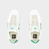 Sneakers Urca - Veja - Cuir Synthétique - Blanc Emeraude