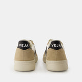 Sneakers V-10 - Veja - Cuir - Blanc Sahara