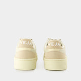 Sneakers V-90 - Veja - Cuir - Beige