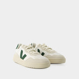 Sneakers V-90 - Veja - Cuir - Blanc Cyprus