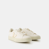 Sneakers Campo - Veja - Cuir - Blanc Platine