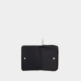 Porte-Monnaie Compact Emmanuel - A.P.C - Cuir - Noir