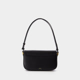 Sac Grace Baguette en Cuir Noir