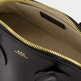 Sac à bandoulière Emma - A.P.C - Cuir - Noir