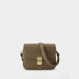 Sac Grace Small - A.P.C. - Cuir - Grège