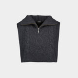 Écharpe Snood Lola - A.P.C. - Laine - Gris