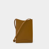 Pochette Neck Pouch Jamie - A.P.C - Cuir - Marron