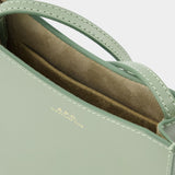 Pochette Neck Pouch Jamie - A.P.C - Cuir - Vert