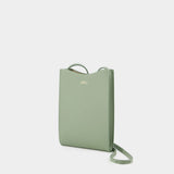 Pochette Neck Pouch Jamie - A.P.C - Cuir - Vert
