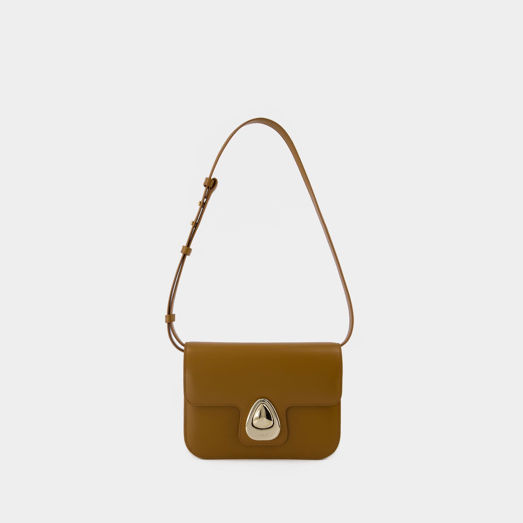 Sac à bandoulière Astra Small - A.P.C - Cuir - Marron