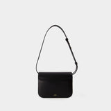 Sac à bandoulière Astra Small - A.P.C - Cuir - Noir