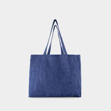 Tote bag Diane - A.P.C - Coton - Bleu