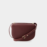 Sac à Bandoulière Geneve - A.P.C. - Cuir - Rouge