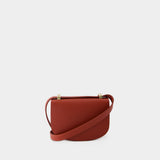 Sac à Bandoulière Geneve Mini - A.P.C. - Cuir - Rouge