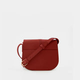 Sac à Bandoulière Betty - A.P.C. - Cuir - Rouge