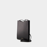 Pochette Jamie Large - A.P.C. - Cuir - Noir