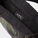 Tote Bag Lou Reversible - A.P.C. - Synthétique - Kaki