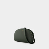 Sac à Bandoulière Demi-Lune - A.P.C. - Cuir - Vert