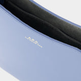 Pochette Neck Pouch Jamie - A.P.C - Cuir - Bleu Océan