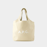 Tote Bag Ninon - A.P.C. - Synthétique - Crème