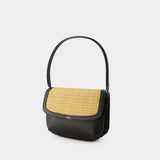 Sac Porté Épaule Sarah - A.P.C. - Cuir - Noir