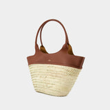 Sac Porté Épaule Panier Tanger - A.P.C. - Cuir - Noisette