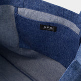 Cabas Diane - A.P.C. - Coton - Bleu Denim
