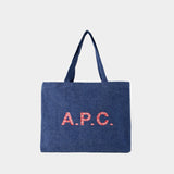Cabas Diane - A.P.C. - Coton - Bleu Denim