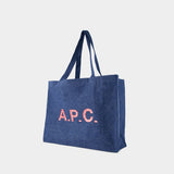 Cabas Diane - A.P.C. - Coton - Bleu Denim