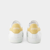 Sneakers Bryce-Gz - Isabel Marant - Cuir - Blanc/Jau