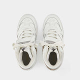 Sneakers Brooklee-Gz - Isabel Marant - Cuir - Blanc