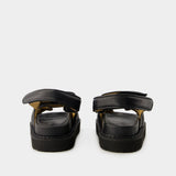 Sandales Madee - Isabel Marant - Cuir - Noir