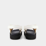 Sandales Madee-Gb - Isabel Marant - Cuir - Blanc