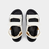 Sandales Madee-Gb - Isabel Marant - Cuir - Blanc
