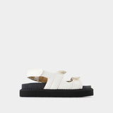 Sandales Madee-Gb - Isabel Marant - Cuir - Blanc