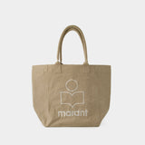 Tote bag Yenky Gz - Isabel Marant - Coton - Beige