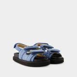 Sandales Madee - Isabel Marant - Coton - Bleu Clair