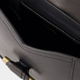 Sac à bandoulière Vigo Flap Gz - Isabel Marant - Cuir - Noir