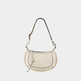 Sac Hobo Oskan Moon - Isabel Marant - Cuir - Chalk